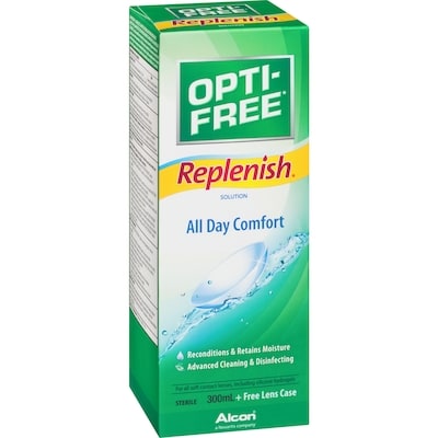Replenish Contact Lens Solution