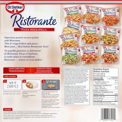 Ristorante Pizza mozzarella
