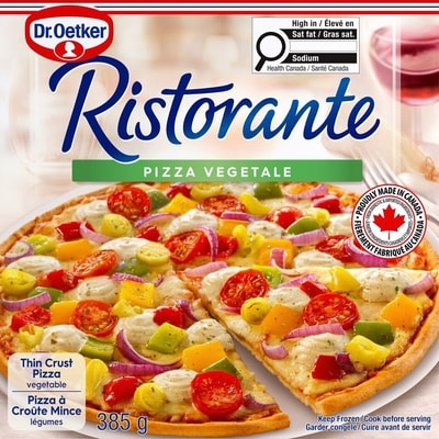 Dr Oetker Ristorante Thin Crust Vegetable Pizza 385 g, $1.04/100g