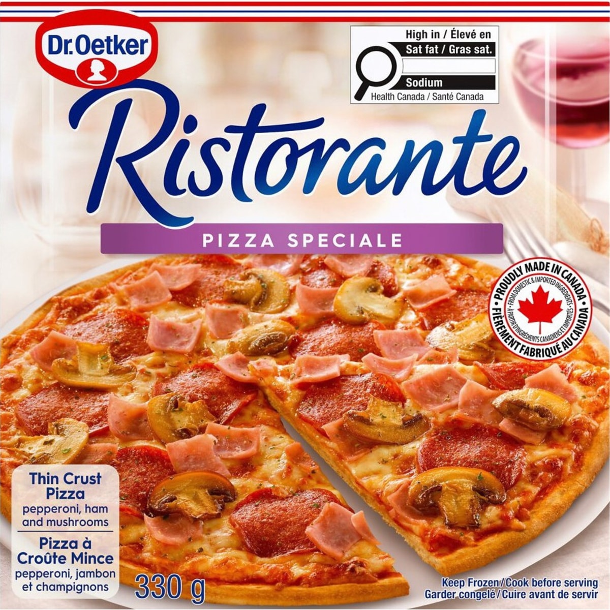 Dr. Oetker Ristorante Thin Crust Pizza, Margherita