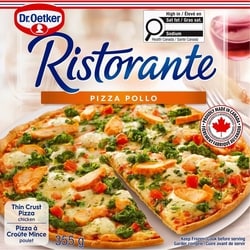 Dr Oetker Ristorante Thin Crust Pollo (Chicken) Pizza 355 g, $1.97/100g