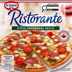 Dr Oetker Ristorante Thin Crust Pepperoni Pesto Pizza 360 g, $1.94/100g