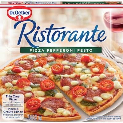 Dr. Oetker Ristorante Pizza Pepperoni et pesto 360 g, 1,94 $/100g
