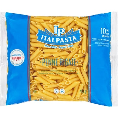 Italpasta Pasta, Penne Rigate 750 g, $0.31/100g