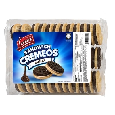 Liebers Duplex Creme Cookies 368 g, $2.17/100g