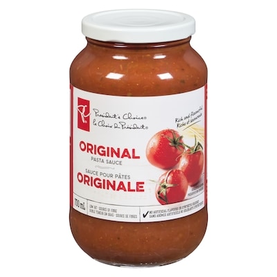 President's Choice Original Pasta Sauce 700 ml, $0.68/100ml