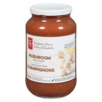 President's Choice Mushroom Pasta Sauce 700 ml, $0.68/100ml