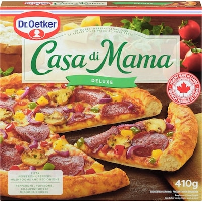 Dr. Oetker Casa Di Mama Pizza deluxe 410 g, 1,70 $/100g