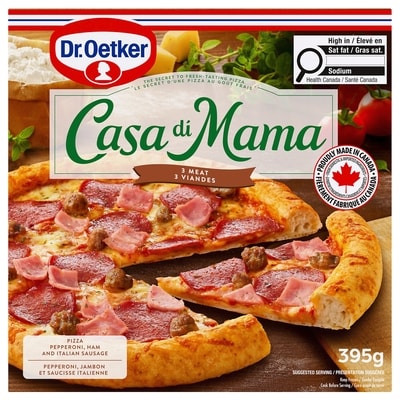 Dr Oetker Casa di Mama Three Meat Pizza 395 g, $1.01/100g