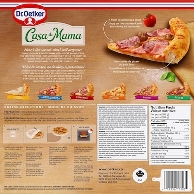 Casa di Mama Three Meat Pizza