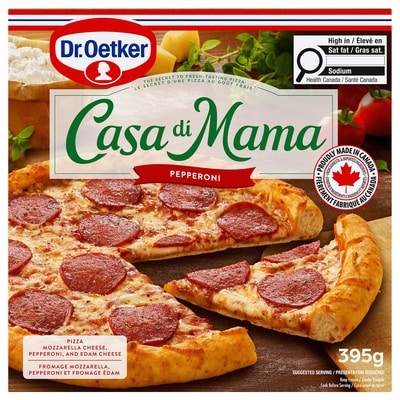 Dr Oetker Casa di Mama Pepperoni Pizza 395 g, $0.89/100g