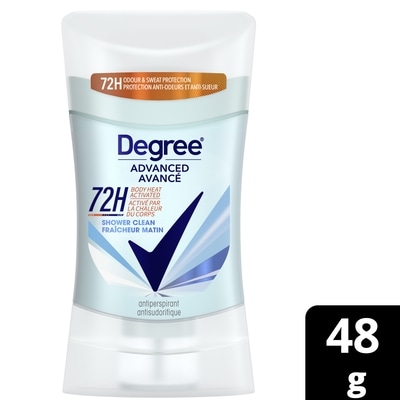 Degree Advanced Antiperspirant Shower Clean 48 g, $8.31/100g