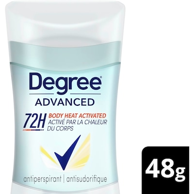 Degree Advanced Antiperspirant Stick Deodorant for 72h Sweat & Odour Protection Fresh Energy with MotionSense® Technology 48 g, $7.29/100g