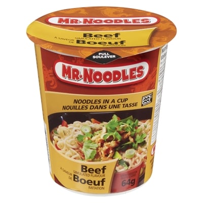 Mr Noodles Mr.Noodle Nouilles Au Boeuf 64 g, 2,33 $/100g