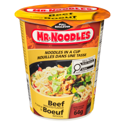 Mr Noodles Mr.Noodle Nouilles Au Boeuf 64 g, 2,33 $/100g