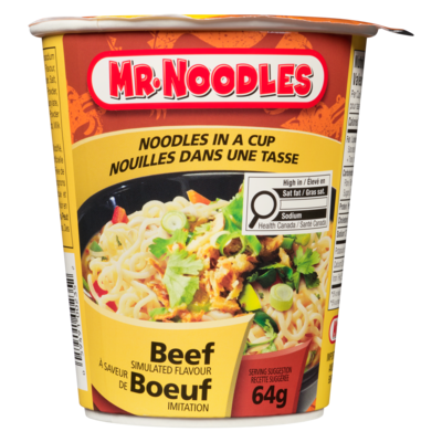 Mr.Noodle Nouilles Au Boeuf