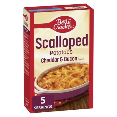Betty Crocker Cheddar & Bacon Scalloped Potatoes 148 g, $2.56/100g