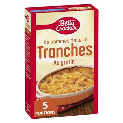 Betty Crocker Pommes de terre gratinées , au fromage 141 g, 2,69 $/100g