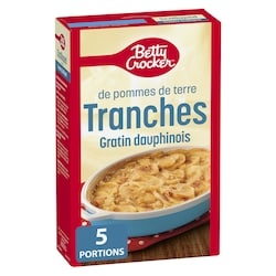 Betty Crocker Pommes de terre en tranches Gratin dauphinois 141 g, 1,77 $/100g