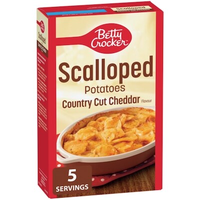 Betty Crocker Scalloped Potatoes, Country Cut Cheddar 142 g, $2.46/100g