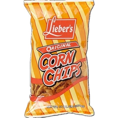Lieber’s Chips de maïs originales 450 g, 1,11 $/100g