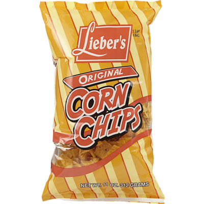Lieber’s Croustilles de maïs 450 g, 1,44 $/100g
