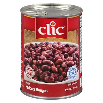 Clic Petits Haricots Rouges 540 ml, 0,37 $/100ml