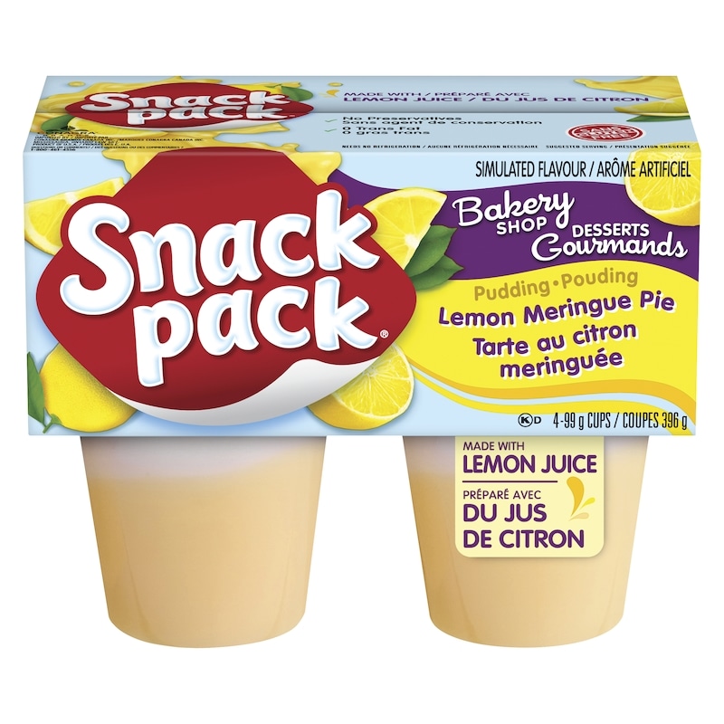 Bakery Shop Snack Pack, Dessert Flavours, Lemon Meringue Pie