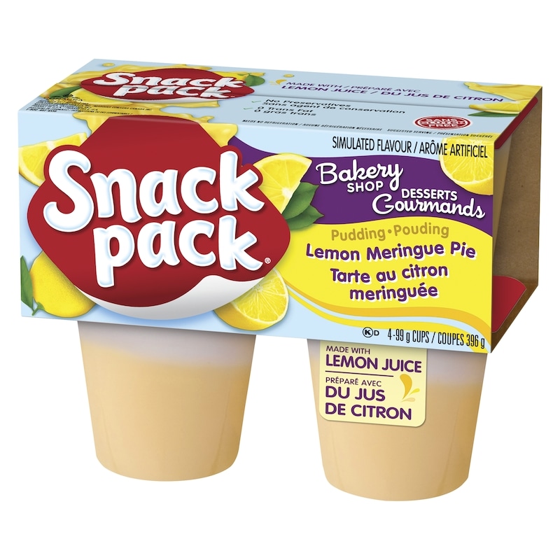 Bakery Shop Snack Pack, Dessert Flavours, Lemon Meringue Pie