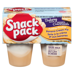 Snackpack Pouding Snack Pack à la tarte à la crème aux bananes 4x99.0 g, 0,88 $/100g