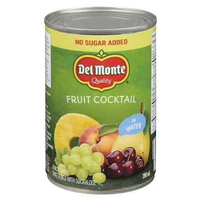 Del Monte Fruit Cocktail, Water Packed No Sugar Added 398 ml, $0.88/100ml