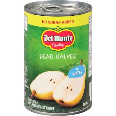 Del Monte No Sugar Added, Pear, Halves, in Water 398 ml, $0.88/100ml