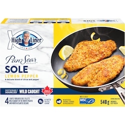 High Liner Pan Sear Selects Lemon Pepper Sole 540 g, $1.85/100g
