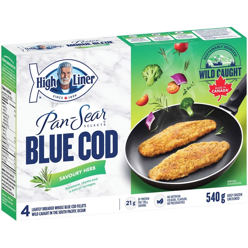 Pan Sear Selects Savoury Herb Cod