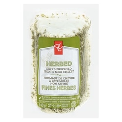 le Choix du Président Fromage Chèvre Fines Herbes 140 g, 5,56 $/100g