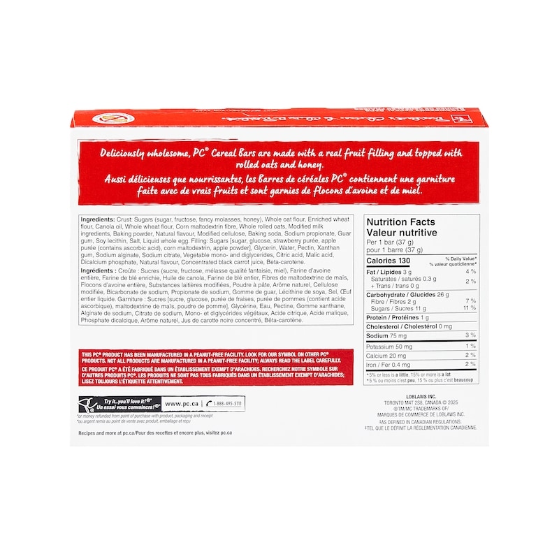 Strawberry Cereal Bars