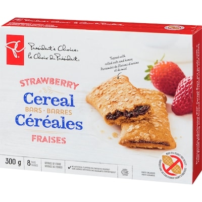 Barres de céréales aux fraises