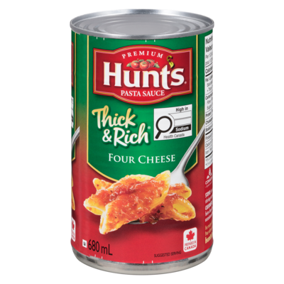 Hunt's Thick & Rich Pasta Sauce, Four Cheese 680 ml, $0.48/100ml