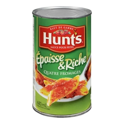 Hunt’s Sauce tomate Épaisse & riche aux quatre fromages 680 ml, 0,41 $/100ml