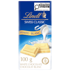 SWISS CLASSIC Barre de chocolat blanc