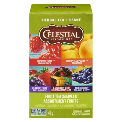 Celestial Seasonings Herbal Tea, Fruit Sampler 20 ea, $0.30/1ea