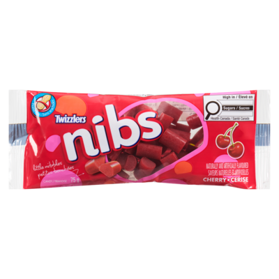 Twizzler NIBS Cherry Candy 75 g, $2.33/100g