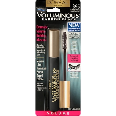 L'Oreal Paris Voluminous Original Waterproof Mascara, Carbon Black 8 ml, $124.88/100ml
