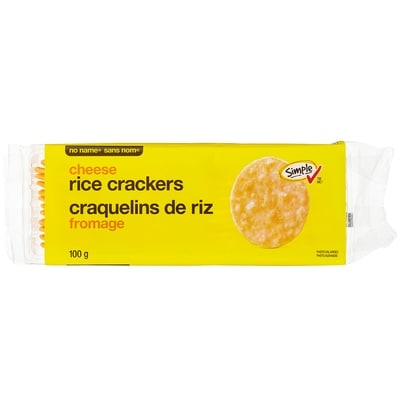 Sans Nom Craquelins de riz, fromage 100 g, 1,79 $/100g
