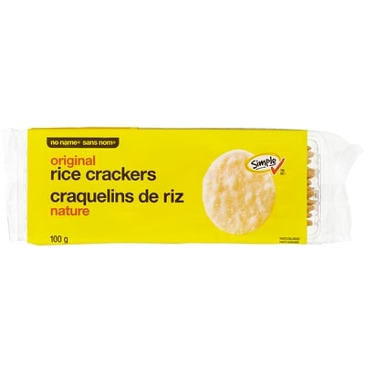 No Name Original Rice Crackers 100 g, $1.79/100g