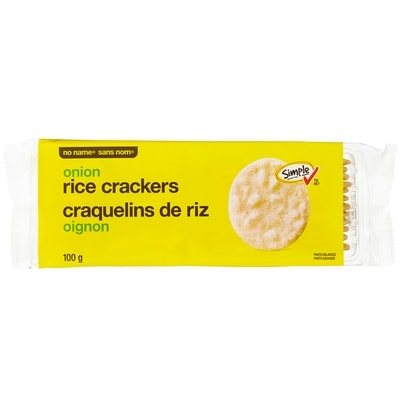 No Name Onion Rice Crackers 100 g, $1.50/100g