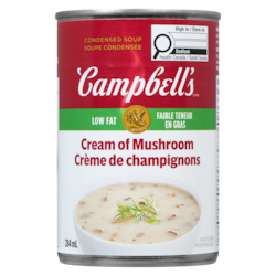 Campbell's Cream Of Mushroom, Low Fat - 284 ml | No Frills Online