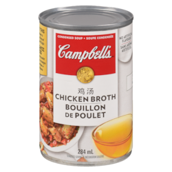 Campbell’s Bouillon de poulet 284 ml, 0,88 $/100ml