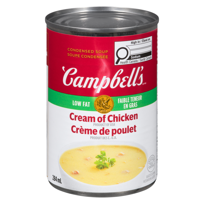 Cream of Chicken Soup, Low Fat