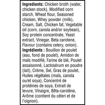 Cream of Chicken Soup, Low Fat